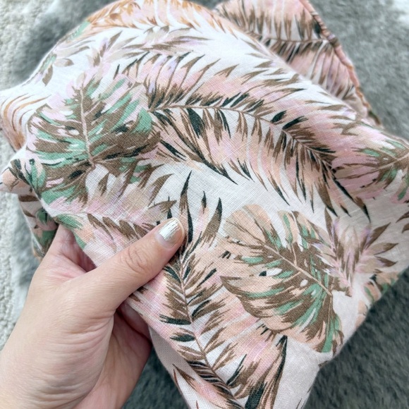 J. Jill Love Linen Flounce Sleeve Blouse - Picture 6 of 9